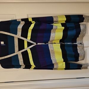 Striped Multicolor Cardigan Sweater